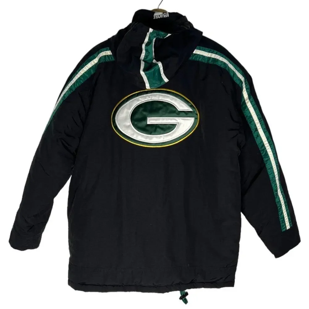 Vintage Green Bay Packers NFL Winter Starter Jacket Men's Medium